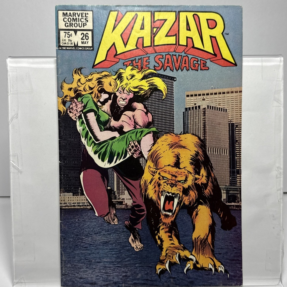 KA-ZAR THE SAVAGE #26 Comic Book Marvel 1983 NRMT 9.4 Vintage Bronze Age